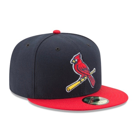 St. Louis Cardinals New Era Navy/Red Authentic Collection On-Field Alternate 2 59FIFTY Fitted Hat