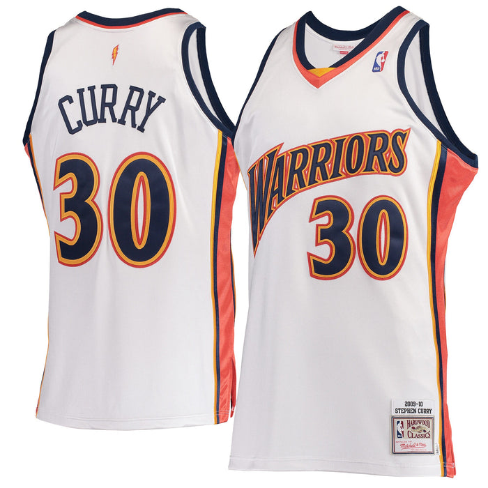 Stephen Curry #30 Golden State Warriors Mitchell & Ness 2009-10 Hardwood Classic Swingman Jersey - White