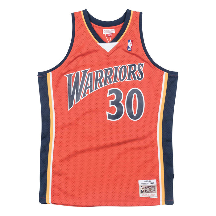 Stephen Curry Golden State Warriors Mitchell & Ness 2009-10 Hardwood Classic Swingman Alternate Jersey - Orange