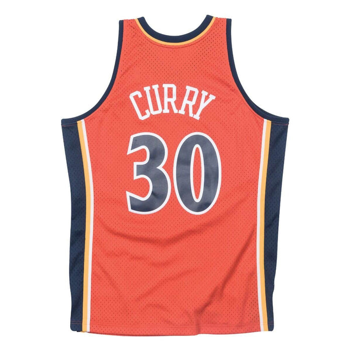Stephen Curry Golden State Warriors Mitchell & Ness 2009-10 Hardwood Classic Swingman Alternate Jersey - Orange