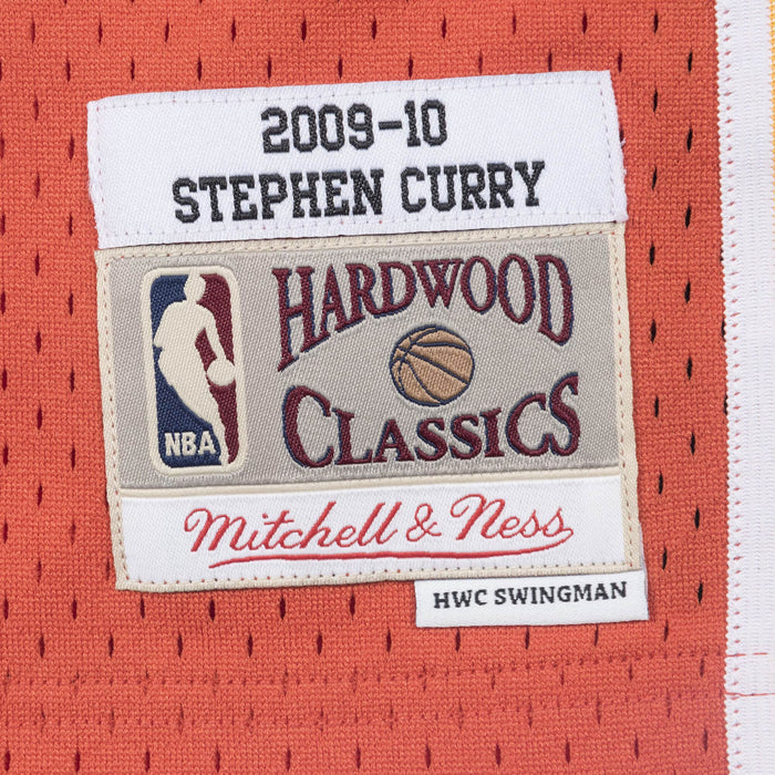 Stephen Curry Golden State Warriors Mitchell & Ness 2009-10 Hardwood Classic Swingman Alternate Jersey - Orange