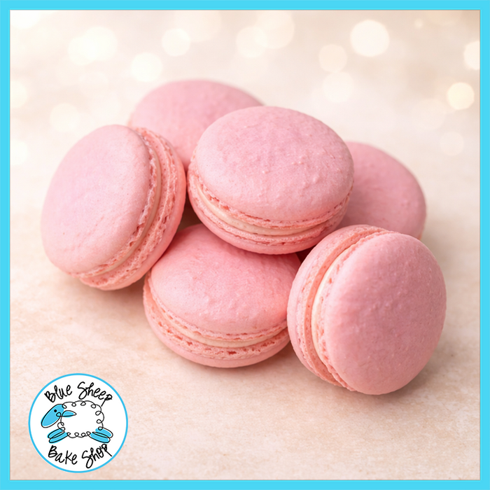 strawberry french macarons somerville nj blue sheep bake shop
