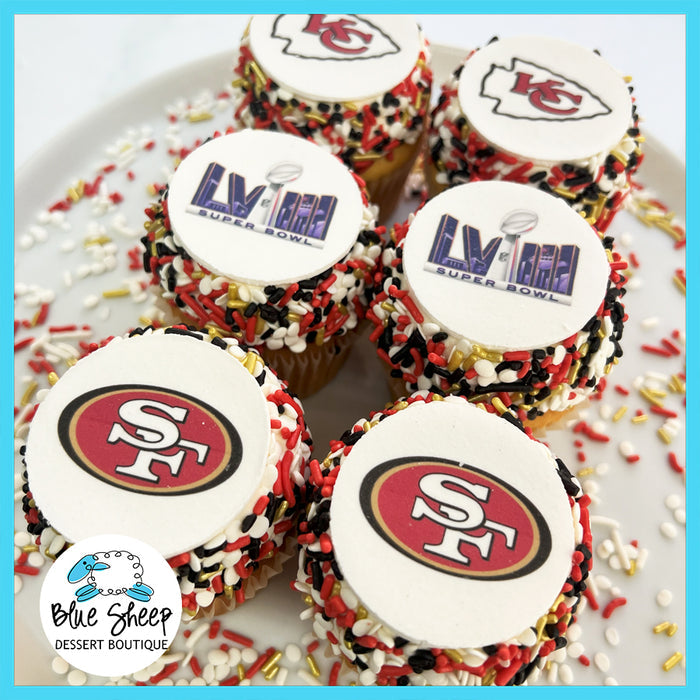 Super Bowl 2024 Cupcakes