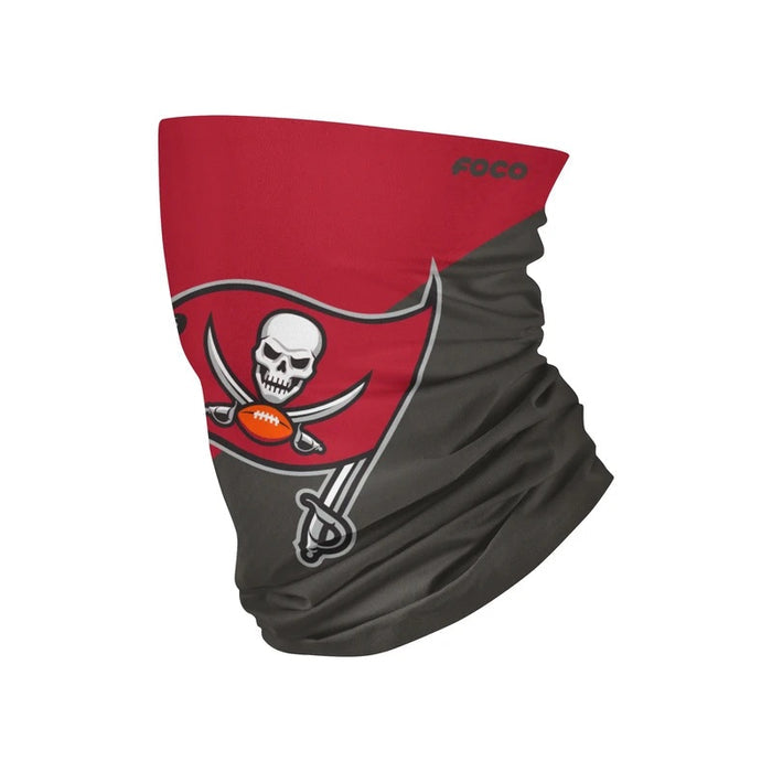 Tampa Bay Buccaneers Big Logo FOCO NFL Face Mask Gaiter Scarf