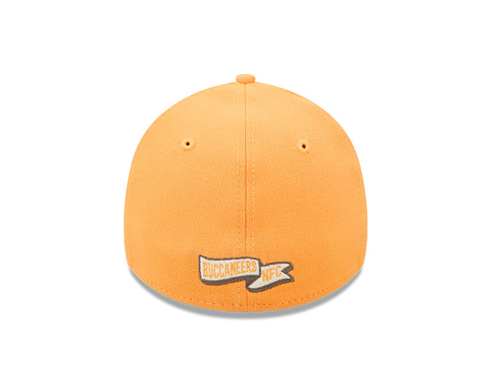 Tampa Bay Buccaneers New Era 2022 Sideline 39THIRTY Historic Flex Hat - Heathered Gray/Orange