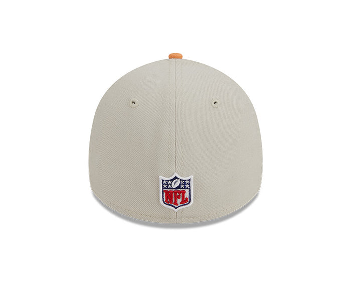 Tampa Bay Buccaneers New Era 2023 Historic Sideline 39THIRTY Flex Hat - Cream/Yellow