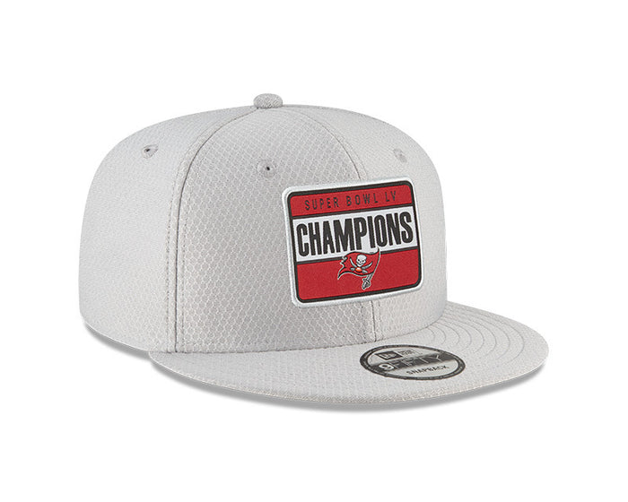 Tampa Bay Buccaneers New Era Gray Super Bowl LV Champions - Parade 9FIFTY Snapback Adjustable Hat