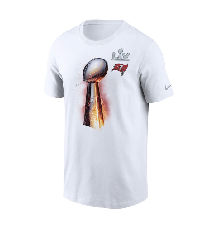 Tampa Bay Buccaneers Super Bowl LV Champions Fanatics Branded White - Iconic T-Shirt