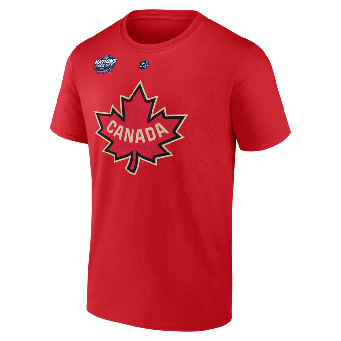 Team Canada 4 Nations Face-Off 2025 #16 Mitch Marner Fanatics T-Shirt