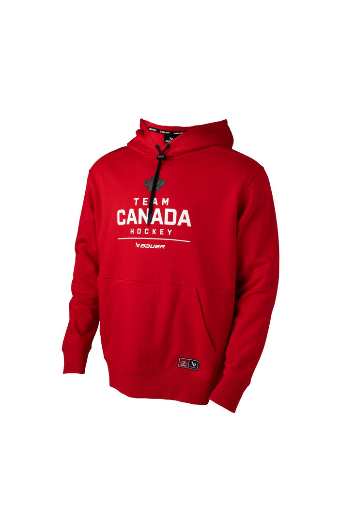 Team Canada Hockey Bauer Olympics Red Stacked Hoodie - Red