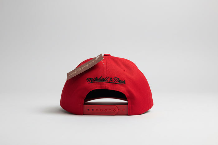 Team Canada Hockey Mitchell & Ness Core Logo Flat-Brim Snapback 2026 - Red