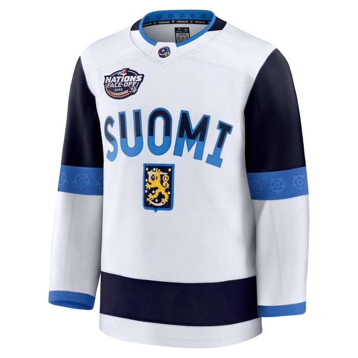 Team Finland 4 Nations Face-Off 2025 Fanatics Premium Jersey