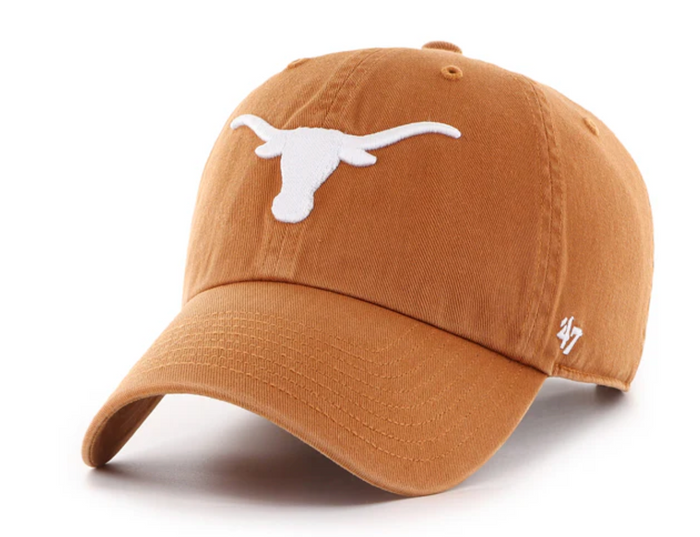 Texas Longhorns NCAA '47 brand Clean Up Adjustable Hat