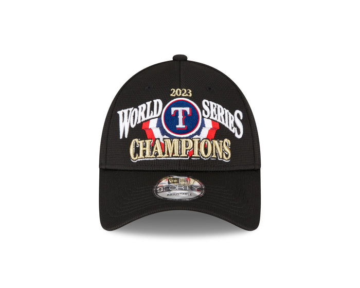 Texas Rangers New Era 2023 World Series Champions Locker Room 9Forty Adjustable Hat