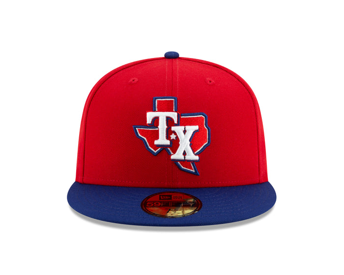 Texas Rangers Red/Royal New Alternate 3 Authentic Collection On-Field New Era - 59FIFTY Fitted Hat