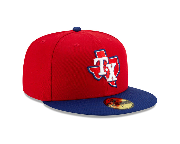 Texas Rangers Red/Royal New Alternate 3 Authentic Collection On-Field New Era - 59FIFTY Fitted Hat