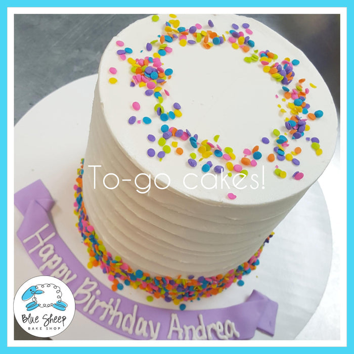 confetti to go cake nj bakery cakes