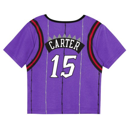 Toddler Toronto Raptors Vince Carter #15 Mitchell & Ness 2 Pack Pyjama set (Shorts & Shirt)