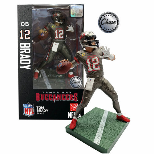 Tom Brady #12 Tampa Bay Buccaneers NFL Series 1 CHASE Import Dragon 6" Figure