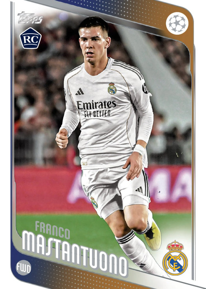 Topps 2025/26 UEFA Club Competitions Flagship Edition Hanger Box