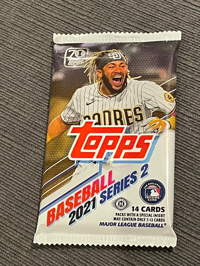 Topps Baseball 2021 Series 2 Hobby - 14 Cards Per Pack