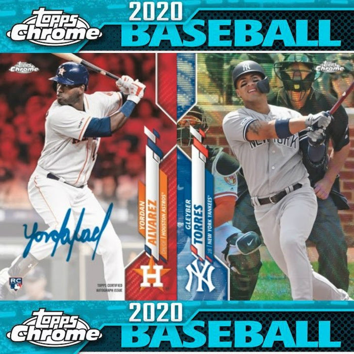 Topps Chrome Baseball 2020 Hobby Pack- 4 Cards Per pack