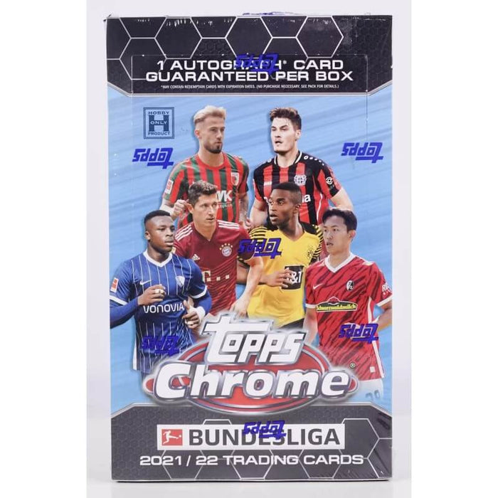 Topps Chrome Bundesliga Soccer 2021/22 Hobby Box