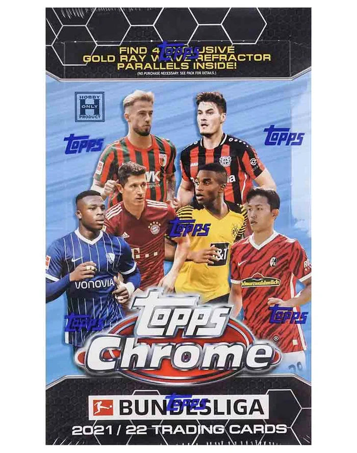 Topps Chrome Bundesliga Soccer 2021/22 Hobby Lite Box