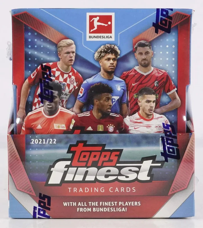 Topps Finest Bundesliga Soccer 2021/22 Hobby Mini Box - 6 Packs / 5 Cards Per Pack