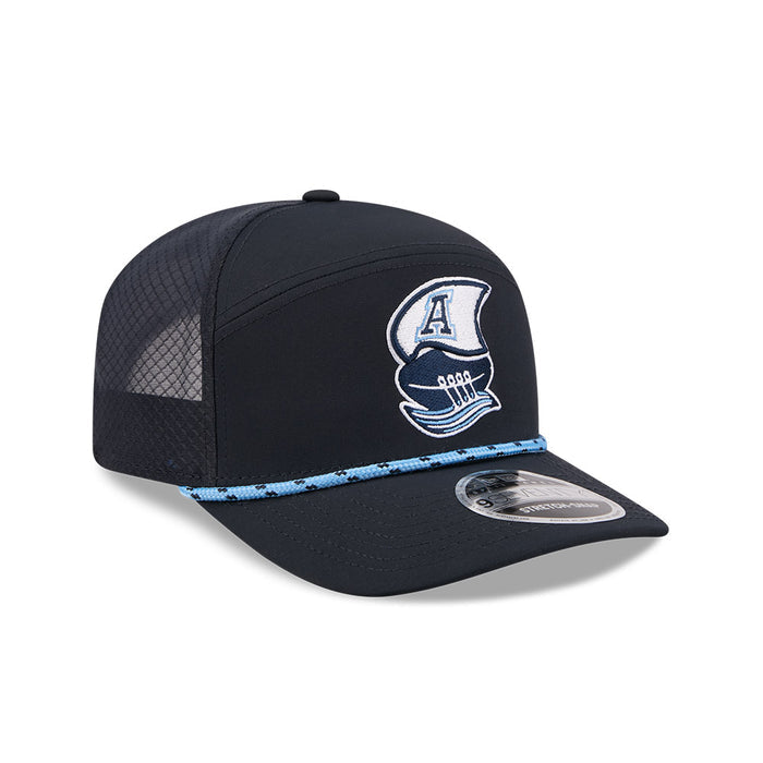 Toronto Argonauts CFL 2026 New Era On-Field Training Rope 9SEVENTY Stretch-Snap Hat - Black