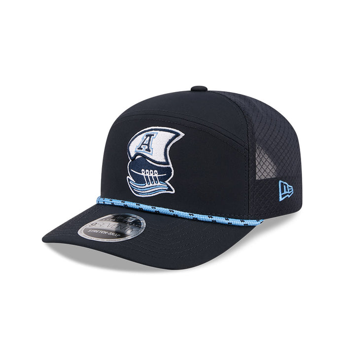 Toronto Argonauts CFL 2026 New Era On-Field Training Rope 9SEVENTY Stretch-Snap Hat - Black