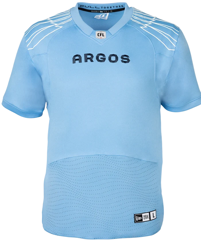 Toronto Argonauts CFL New Era 2023 Home Replica Jersey - Baby Blue