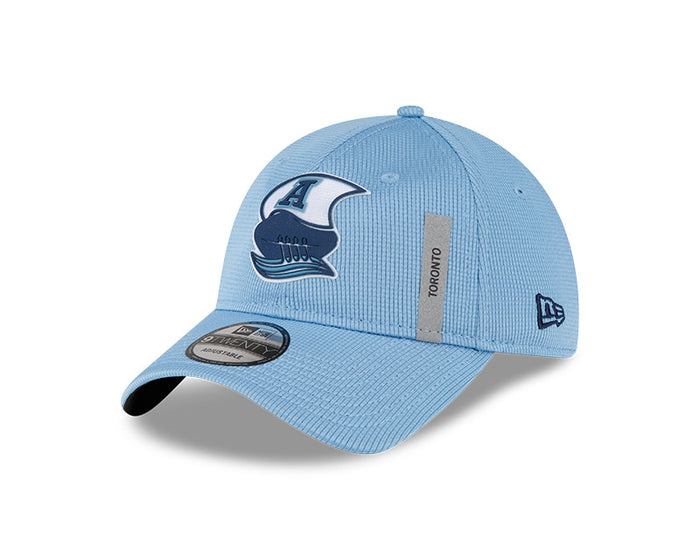 Toronto Argonauts CFL New Era 2023 On-field Sideline 9Twenty Adjustable Hat - Baby Blue