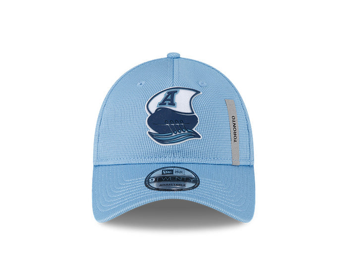 Toronto Argonauts CFL New Era 2023 On-field Sideline 9Twenty Adjustable Hat - Baby Blue