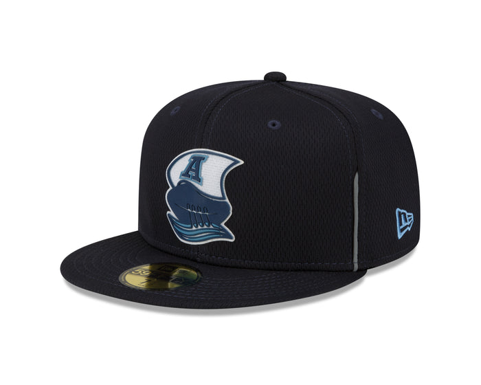 Toronto Argonauts CFL New Era Navy 2022 Sideline Official 59FIFTY Fitted Hat