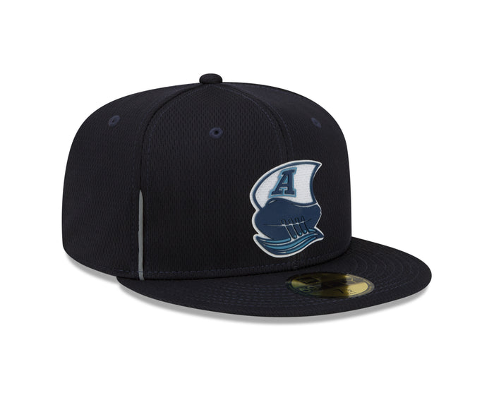 Toronto Argonauts CFL New Era Navy 2022 Sideline Official 59FIFTY Fitted Hat