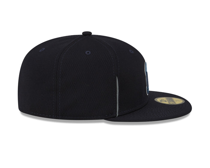 Toronto Argonauts CFL New Era Navy 2022 Sideline Official 59FIFTY Fitted Hat