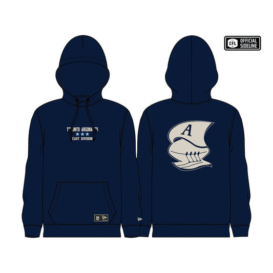 Toronto Argonauts Turf Team Established 1873 New Era Hoodie - Navy