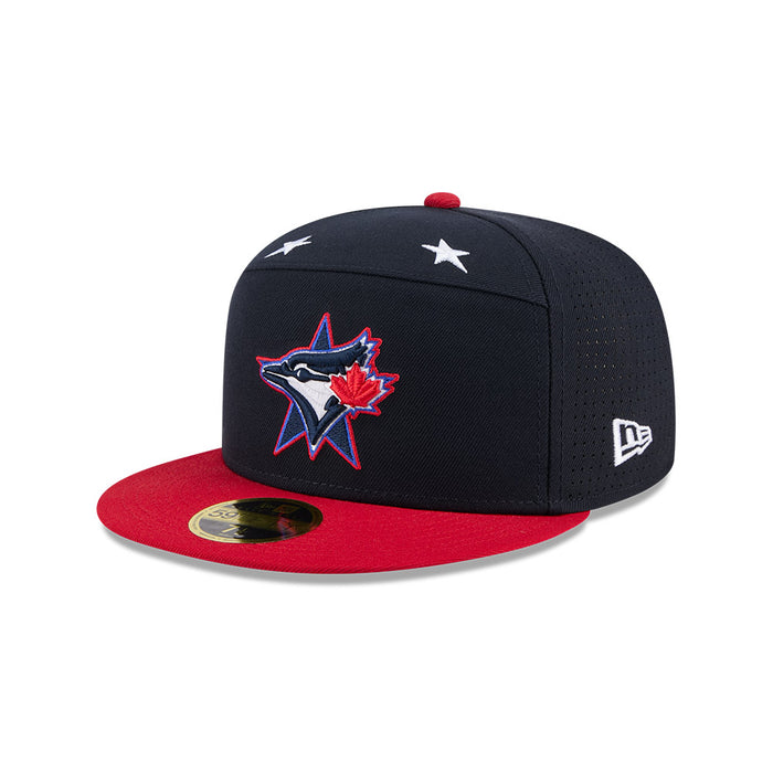 Toronto Blue Jays 2025 All-Star Games 59FIFTY Split Panel New Era Fitted Hat - Black/Red