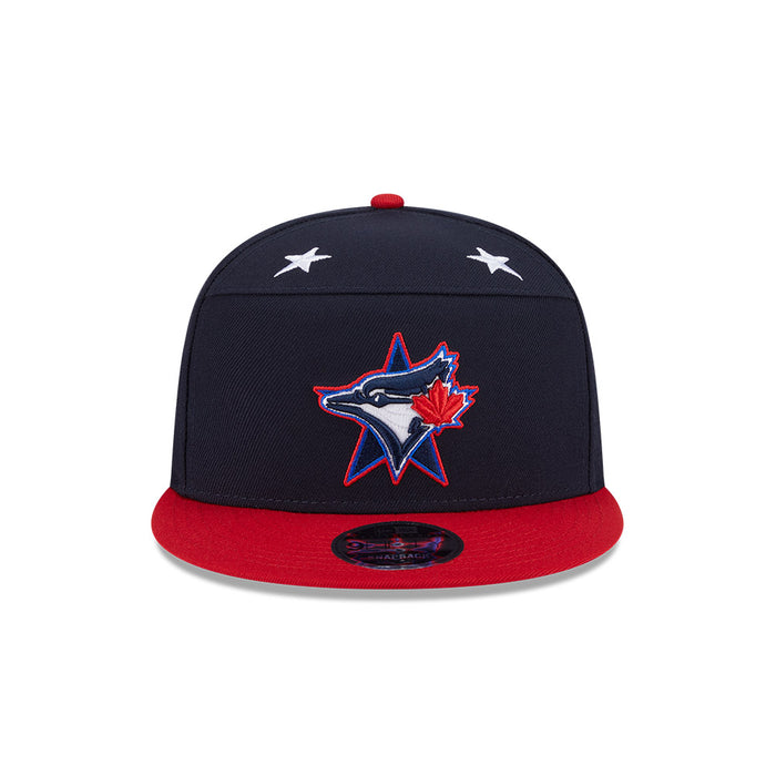Toronto Blue Jays 2025 All-Star Games 9FIFTY 2-Tone Split Panel New Era Snapback Hat - Black/Red