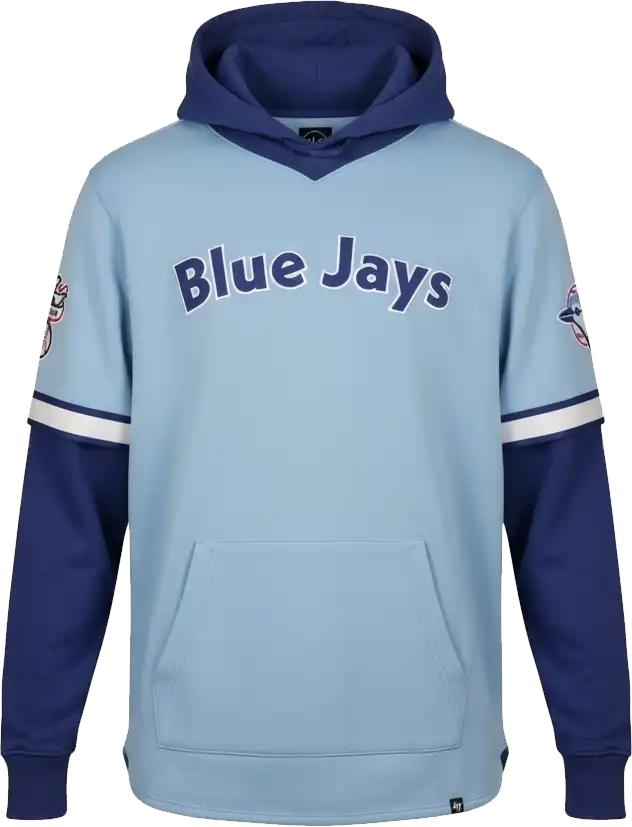 Toronto Blue Jays 47' Brand Cooperstown Collection Threefold Pullover Hoodie