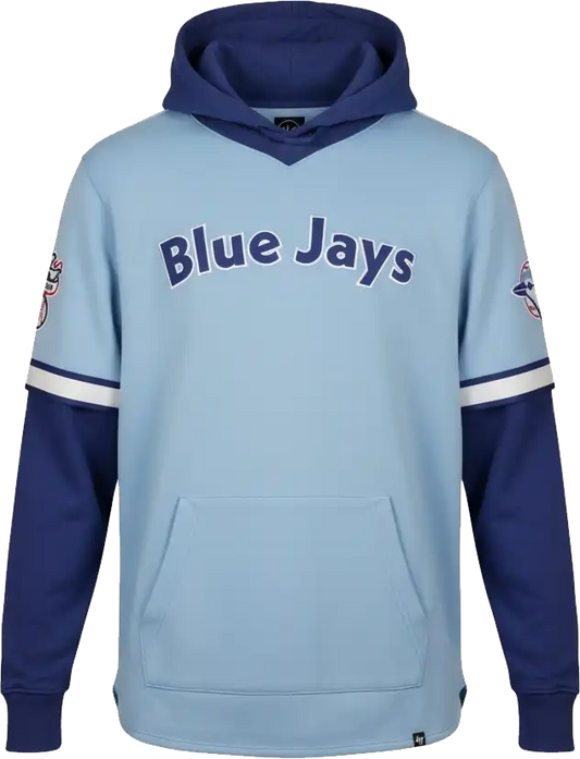 Toronto Blue Jays 47' Brand Cooperstown Collection Threefold Pullover Hoodie