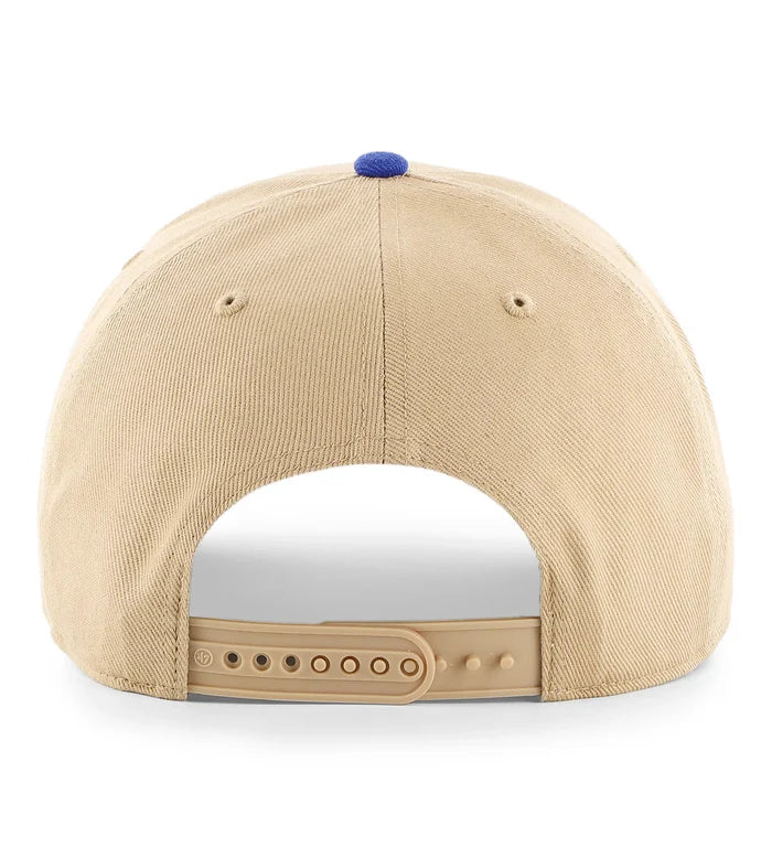 Toronto Blue Jays 47' Brand Golden Age Hitch A-Frame Snap-Back Hat - Blue/Brown
