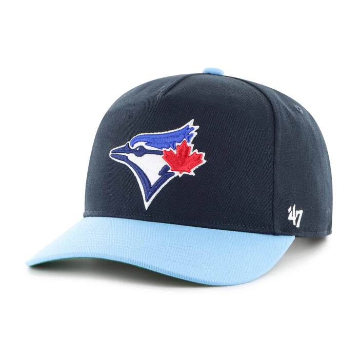 Toronto Blue Jays 47' Brand Golden Age Two-Tone Hitch A-Frame Snap-Back Hat - Navy/Powder Blue