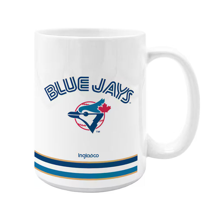 Toronto Blue Jays 50th Season Anniversary 15oz Sublimated Mug - White