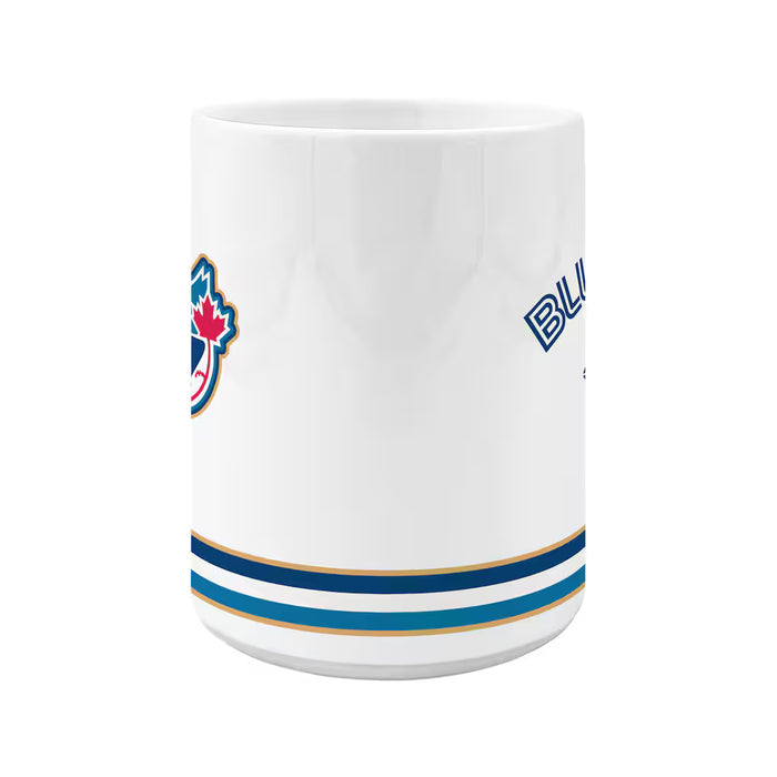 Toronto Blue Jays 50th Season Anniversary 15oz Sublimated Mug - White