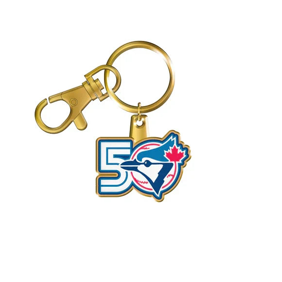 Toronto Blue Jays 50th Season Anniversary MLB Keychain