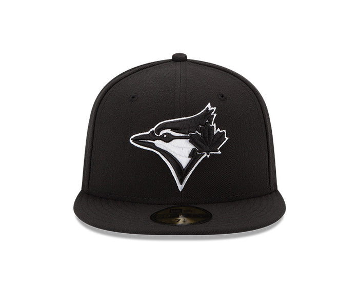 Toronto Blue Jays Basic Black White 9Fifty New Era Snapback Hat