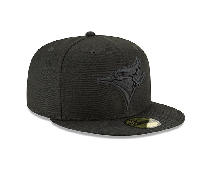 Toronto Blue Jays Black on Black 59fifty Fitted Hat