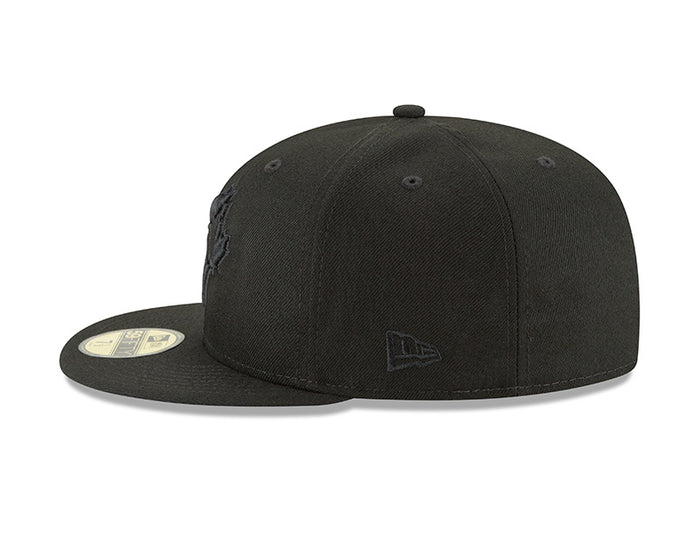 Toronto Blue Jays Black on Black 59fifty Fitted Hat